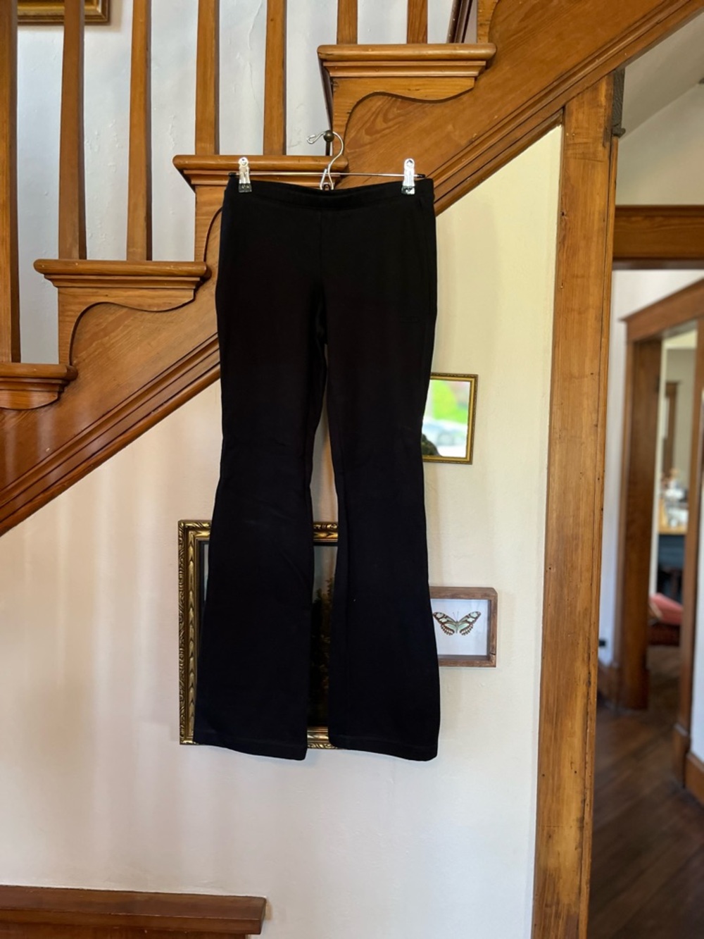 SKIMS Black Seamless Lounge sweatpants
